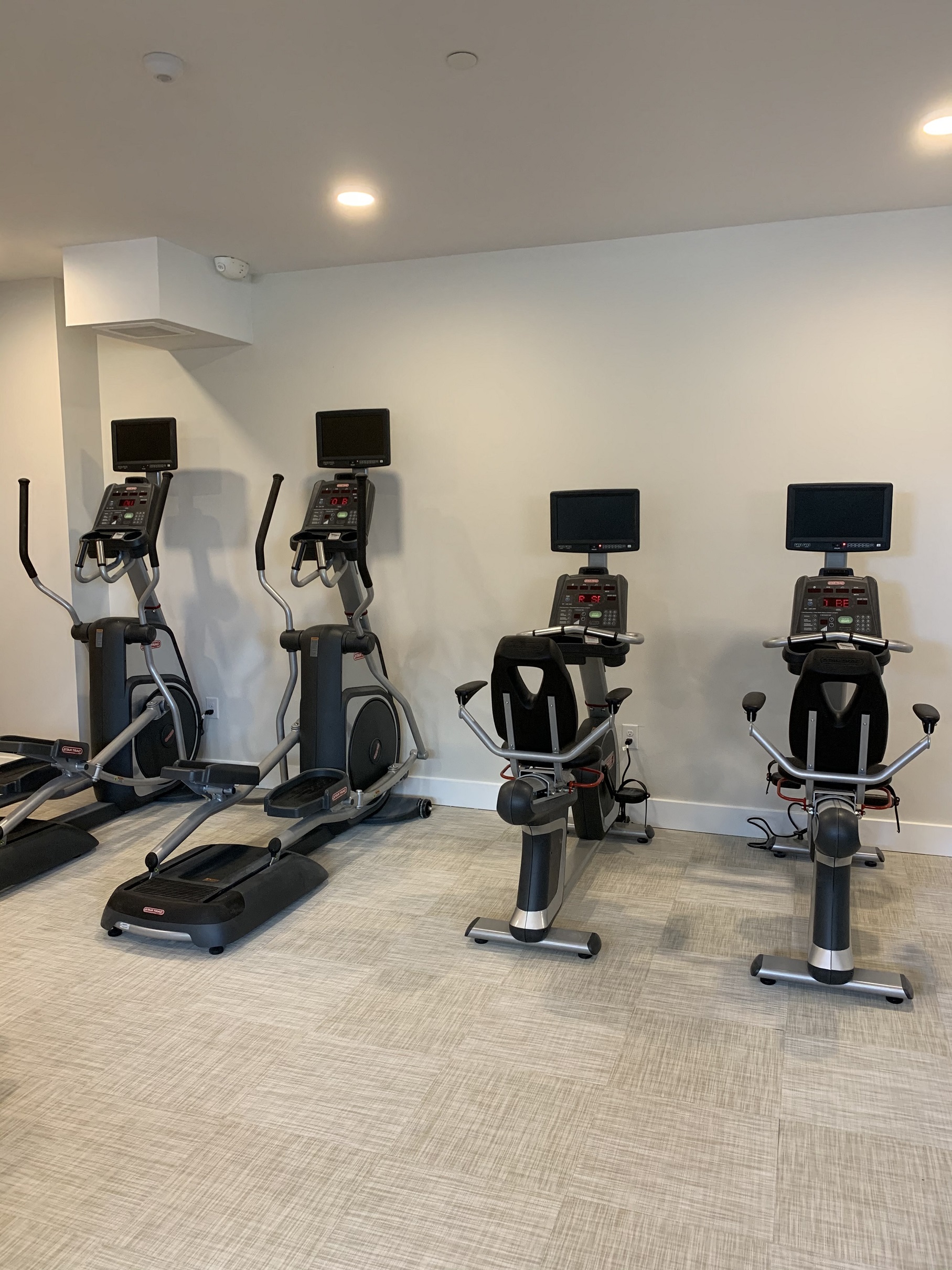 Fitness Center with Ellipticals and Excersice Bikes